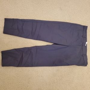 H&m side zip cropped work pants